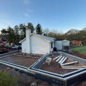 Insulated Concrete Form Extensions - BK Modern Build