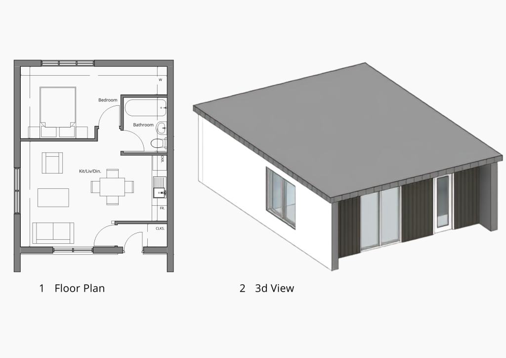 Granny Flat Sketch - BK Modern Build